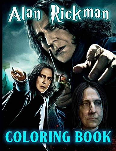 Alan Rickman Coloring Book: Alan Rickman Adult Coloring Books For Women And Men von Independently published