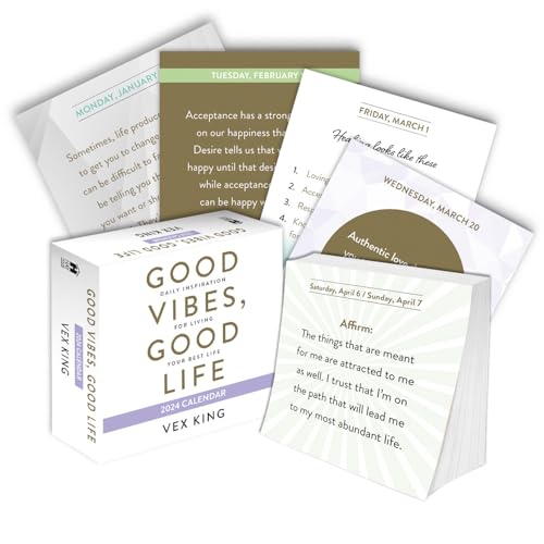Good Vibes, Good Life 2024 Calendar: Daily Inspiration for Living Your Best Life Good Vibes, Good Life 2024 Calendar: Daily Inspiration for Living Your Best Life