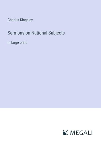Sermons on National Subjects: in large print von Megali Verlag