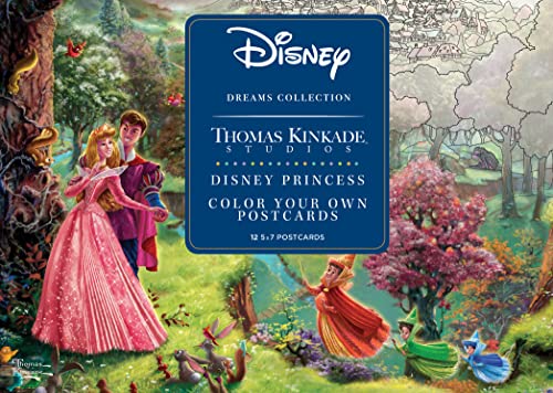 Disney Dreams Collection Thomas Kinkade Studios Disney Princess Color Your Own P von Andrews McMeel Publishing