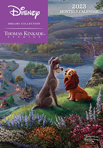 Disney Dreams Collection by Thomas Kinkade Studios 12-month 2023 Monthly Pocket Calendar