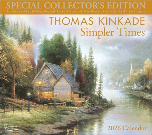 Thomas Kinkade Special Collector's Edition 2026 Deluxe Wall Calendar with Print Thomas Kinkade Special Collector's Edition 2026 Deluxe Wall Calendar with Print von Andrews McMeel Publishing