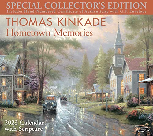 Thomas Kinkade Special Collector's Edition With Scripture 2023 Calendar: Hometown Memories