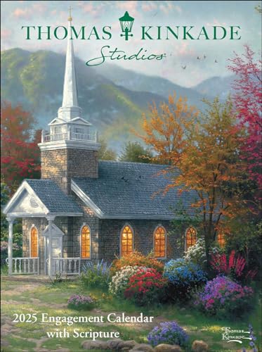 Thomas Kinkade Studios 12-Month 2025 Monthly/Weekly Engagement Calendar with Scr: Original Andrews McMeel-Tischkalender [Kalendar] (Agenda-Ringbuch)