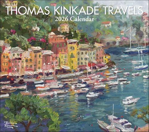 Thomas Kinkade Travels 2026 Deluxe Wall Calendar: Original Andrews McMeel-Deluxe Wandkalender [Kalender] (Wall-Kalender) von Andrews McMeel Publishing