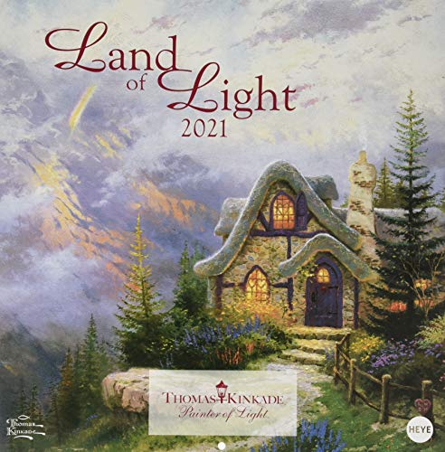 Thomas Kinkade: Land of Light Broschurkalender 2021 - mit Jahresübersicht 2022 - Wandkalender mit Monatskalendarium und Platz für Eintragungen - Format 29,5 x 30 cm (29,5 x 60 cm geöffnet)