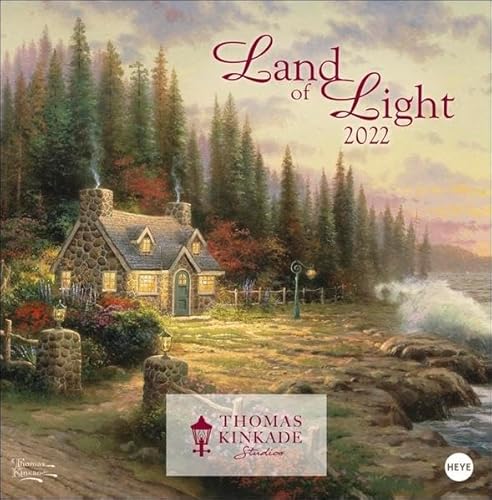Thomas Kinkade: Land of Light Broschurkalender 2022 - Kunstkalender mit Jahresübersicht 2023 - mit viel Platz für Eintragungen - 29,5 x 30 cm (29,5 x 60 cm geöffnet)