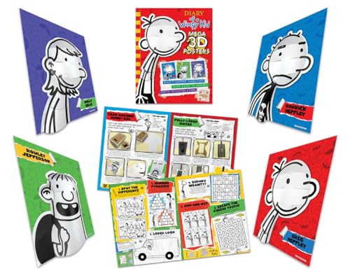 Diary of a Wimpy Kid: Pop Heads - 3D Crafts (Scan the QR code to see how to create your own wall art!) von Autumn Publishing