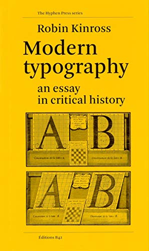 Modern Typography - An Essay In Critical History von B42
