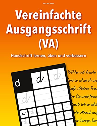 Vereinfachte Ausgangsschrift (VA) - Handschrift lernen, üben und verbessern von Books on Demand