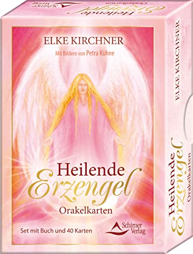Heilende Erzengel - Orakelkarten: Set mit Buch und 40 Karten