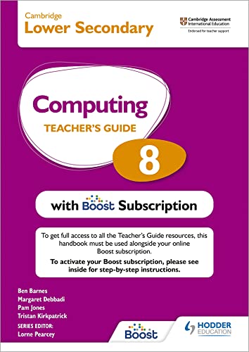 Cambridge Lower Secondary Computing 8 Teacher's Guide with Boost Subscription von Hodder Education