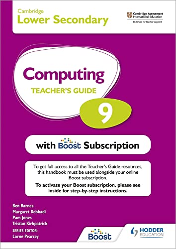 Cambridge Lower Secondary Computing 9 Teacher's Guide with Boost Subscription von Hodder Education