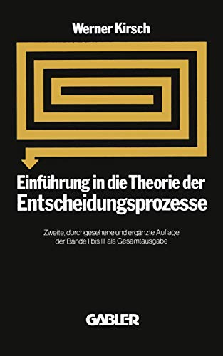 Einführung in die Theorie der Entscheidungsprozesse (German Edition)
