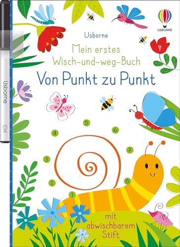 Mein erstes Wisch-und-weg-Buch: Von Punkt zu Punkt: mit abwischbarem Stift (Meine ersten Wisch-und-weg-Bücher)