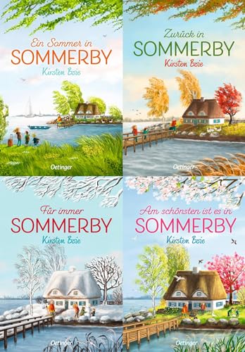 Die Sommerby-Reihe Band 1-4 plus 1 exklusives Postkartenset