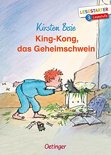 King-Kong, das Geheimschwein: Lesestarter. 3. Lesestufe. Lustiges Kinderbuch zum Lesen lernen auf fortgeschrittenem Niveau ab 8 Jahren