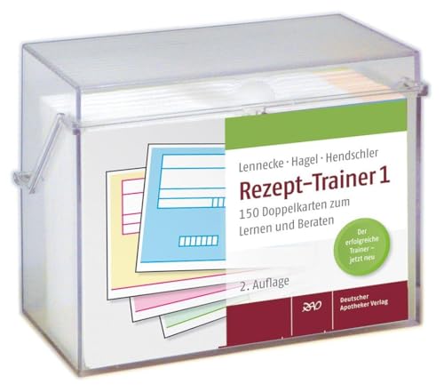 Rezept-Trainer 1: 150 Doppelkarten zum Lernen und Beraten Rezept-Trainer 1: 150 Doppelkarten zum Lernen und Beraten