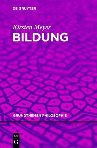 Bildung: Habilitationsschrift (Grundthemen Philosophie) von de Gruyter