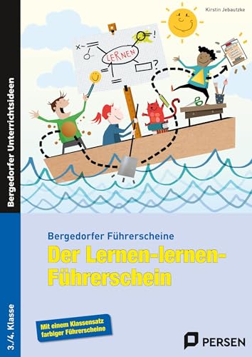 Der Lernen-lernen-Führerschein - 3./4. Klasse: Mit einem Klassensatz farbiger Führerscheine (Bergedorfer® Führerscheine) von Persen Verlag i.d. AAP