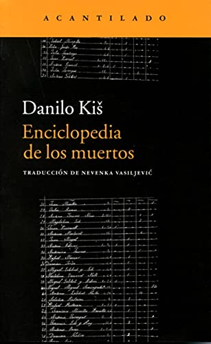 Enciclopedia de los muertos (Narrativa del Acantilado, Band 138)