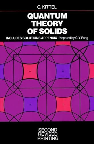 Quantum Theory of Solids 2E Rev P