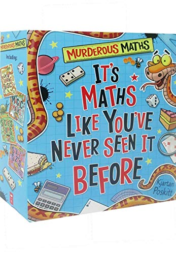 Murderous Maths 4 Book Set Collection By Kjartan Poskitt Maths - NEW