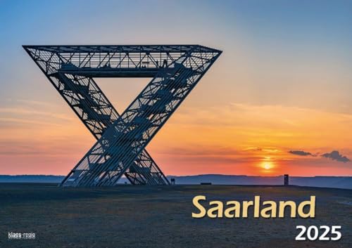 Saarland 2025 Bildkalender A3 quer Spiralbindung von klaes-regio Fotoverlag