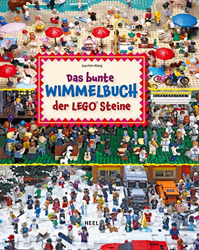 Das bunte Wimmelbuch der LEGO®Steine: Das große Bilderbuch - Suchspaß für alle Lego-Fans von Heel Verlag GmbH