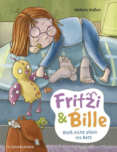 Fritzi und Bille - Bloß nicht allein ins Bett: Interaktives Bilderbuch ab 4 Jahren │ Gute-Nacht-Geschichte für Einschlafrituale und die Abendroutine