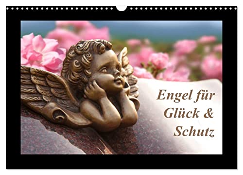 Engel für Glück & Schutz (Wandkalender 2024 DIN A3 quer), CALVENDO Monatskalender