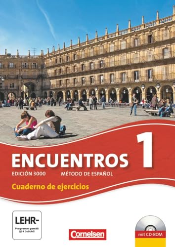 Encuentros - Método de Español - Spanisch als 3. Fremdsprache - Ausgabe 2010 - Band 1: Cuaderno de ejercicios mit CD-Extra - CD-ROM und CD auf einem Datenträger