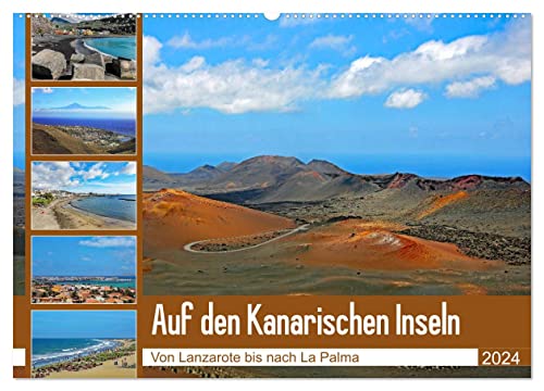 Auf den Kanarischen Inseln (Wandkalender 2024 DIN A2 quer), CALVENDO Monatskalender