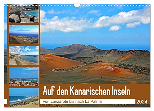 Auf den Kanarischen Inseln (Wandkalender 2024 DIN A3 quer), CALVENDO Monatskalender