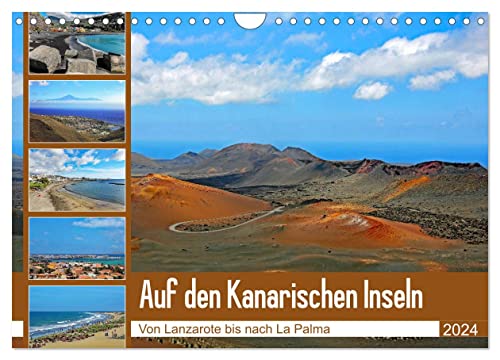 Auf den Kanarischen Inseln (Wandkalender 2024 DIN A4 quer), CALVENDO Monatskalender