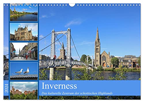 Inverness (Wandkalender 2024 DIN A3 quer), CALVENDO Monatskalender