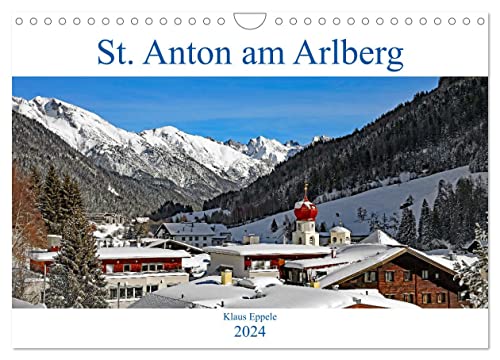St. Anton am Arlberg (Wandkalender 2024 DIN A4 quer), CALVENDO Monatskalender von CALVENDO