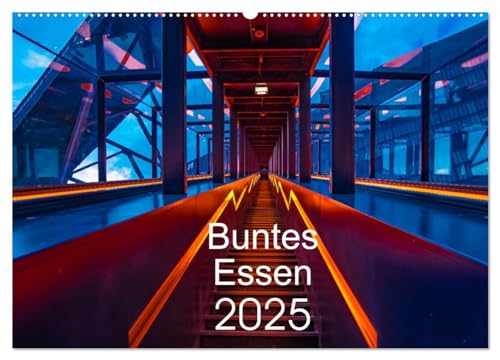 Buntes Essen 2025 (Wandkalender 2025 DIN A2 quer), CALVENDO Monatskalender