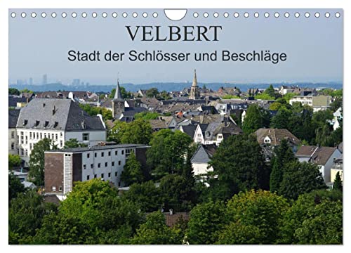 Velbert - Stadt der Schlösser und Beschläge (Wandkalender 2024 DIN A4 quer), CALVENDO Monatskalender von CALVENDO