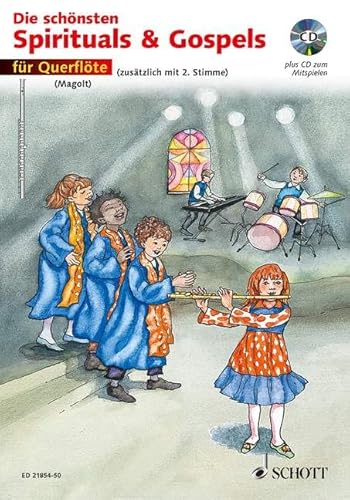 Die schönsten Spirituals & Gospels: sehr leicht bearbeitet. 1-2 Flöten. von Schott Music Distribution