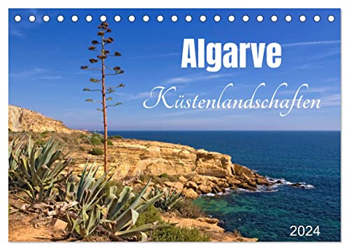 Algarve - Küstenlandschaften (Tischkalender 2024 DIN A5 quer), CALVENDO Monatskalender von CALVENDO