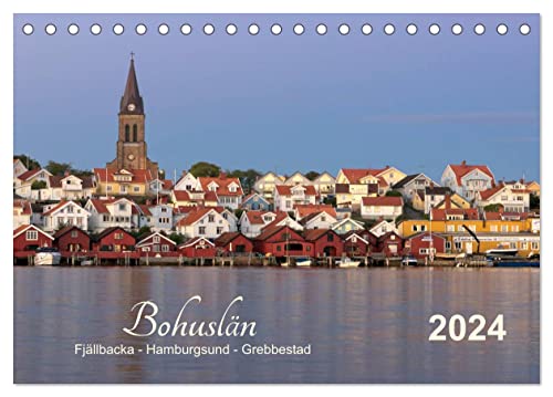 Bohuslän Fjällbacka - Hamburgsund - Grebbestad 2024 (Tischkalender 2024 DIN A5 quer), CALVENDO Monatskalender