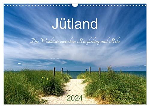 Jütland. Die Westküste zwischen Ringkøbing und Ribe (Wandkalender 2024 DIN A3 quer), CALVENDO Monatskalender von CALVENDO