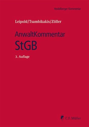 AnwaltKommentar StGB (Heidelberger Kommentar) von Mller Jur.Vlg.C.F.