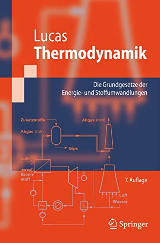 Thermodynamik: Die Grundgesetze der Energie- und Stoffumwandlungen (Springer-Lehrbuch) von Springer