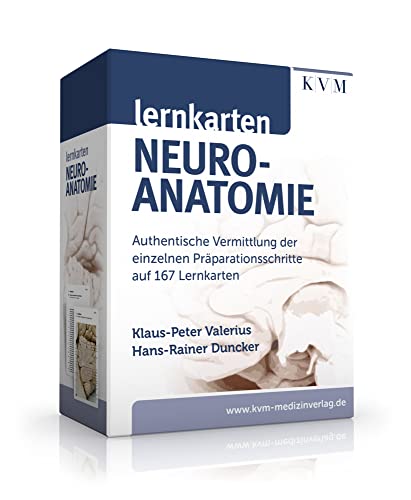 Lernkarten Neuroanatomie: Authentische Vermittlung der einzelnen Präparationsschritte auf 167 Lernkarten