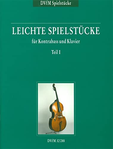 Leichte Spielstücke für Kontrabass und Klavier Heft 1 (DV 32088) von Breitkopf & Hï¿½rtel
