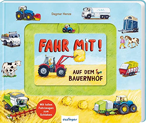 Meine Schiebebahn-Pappe: Fahr mit auf dem Bauernhof: Pappebuch mit Fahrzeugen zum Schieben von Esslinger in der Thienemann-Esslinger Verlag GmbH