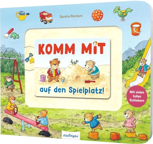 Meine Schiebebahn-Pappe: Komm mit auf den Spielplatz: Pappebuch mit tollen Schiebe-Elementen von Esslinger Verlag