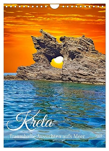 Kreta - Traumhafte Aussichten aufs Meer (Wandkalender 2024 DIN A4 hoch), CALVENDO Monatskalender von CALVENDO